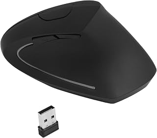 Compare Fabater Vertical Mouse 2.4G Wireless Ergonomic, Adjustable DPI Quiet Computer Mice with Battery Powered, Lighted Ergonomic Design for Gaming Working at KSA Price