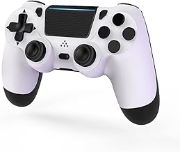 Compare MOVONE Wireless Controller Dual Vibration Game Joystick Controller for PS4 SlimPro,Compatible with PS4 Console White+Black at KSA Price