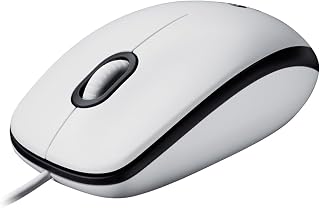 Compare Logitech M100 Wired USB Mouse, 3Buttons,1000 DPI Optical Tracking, Ambidextrous, Compatible with PC, Mac, Laptop  White at KSA Price