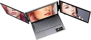 Compare Laptop Portable Monitor with Driver, 14inch Dual Screen Laptop Extender, Supports USBA Interface Wide Compatibility at KSA Price