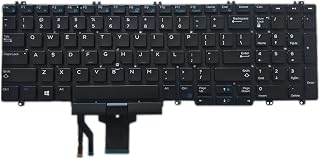 Compare Generic Laptop Keyboard for DELL Precision 7740 US UNITED STATES edition Black at KSA Price