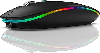 Fonicer Dual Mode Jiggler Mouse for Laptop&Phone-LED…