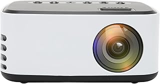 Compare Mini Projector, 1080P HD WiFi Wireless Built in Dual Speaker Portable Video Projector, Home Theater Movie Projector, for Smartphone Tablet Laptop TV StickUK Plug at KSA Price