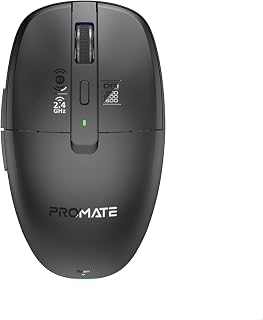 Promate Flixi Triple Mode Wireless Mouse with Bluetooth…
