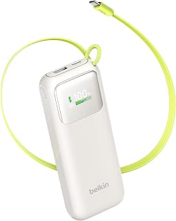 Belkin UltraCharge 11000mAh Power Bank, 60W, with…