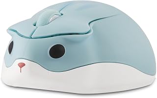 Wireless Mouse Cute Cartoon Hamster Shape Mouse Portable…