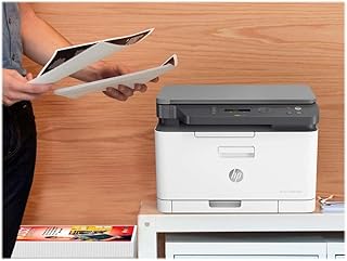 Compare HP Color Laser MFP 178nw; Print: Up to 18 ppm black and 4 ppm color; Up to 20,000 pages per month duty cycle; 128 MB RAM, 2 Years Warranty, White  4ZB96A at KSA Price