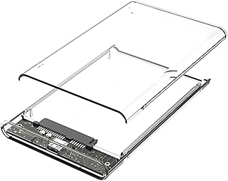 Compare 2 5 inch Hard Disk Case Type C Transparent HDD Enclosure High speed Transmission Easy Installation for SSD at KSA Price