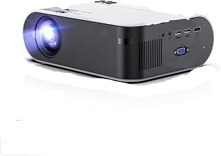 Compare BTZHY Home Office Projecter Mini Portable Projector for HD 1080P Video WiFi Projector 2800 Lumens Smart Phone Home Cinema at KSA Price