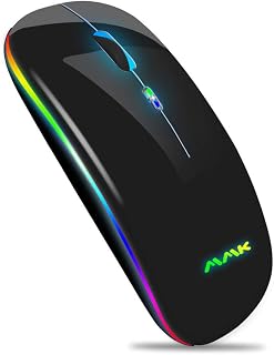 Wireless Bluetooth Mouse for Laptop, Rechargeable…