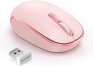 TECKNET Compact Ambidextrous Wireless Mouse for…