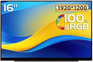 Compare Portable Screen for Laptop 1920 * 1200 Resolution 16inch Touch Display 60HZ IPS Secondary Screen For Office Games Portable Monitor at KSA Price