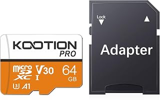 KOOTION 64 GB Micro SD Card, 4K Camera…