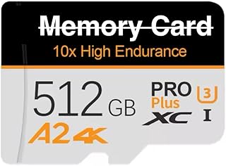 MicroSD Memory Card 512GB, A2 Pro Plus, 4K…