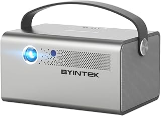 Compare BYINTEK R17 Projector, Smart 3D Android WiFi Portable DLP Mini Projector, Support 4K, Full HD 1080P with Battery, 750ANSI Lumens, Portable Movie Projector, 6D Keystone, 300 Inch Picture at KSA Price