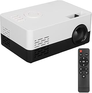 Compare Home Mini Projector Multi Connector Office Projector Thermostatic Fan Design 1920x1080P UK Plug at KSA Price