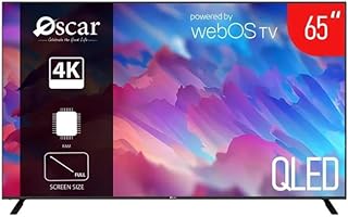 OSCAR 65-inch QLED Smart TV, 4K, WebOS, 60Hz…