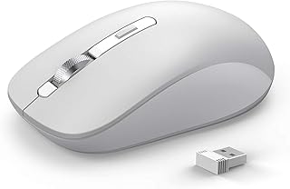 Compare JOYACCESS Bluetooth Mouse, J 2.4G Wireless Bluetooth Mouse Dual ModeBluetooth 5.03.0+USB, Computer Mice for LaptopComputer MacBookWindowsMacOSAndroid  Gray at KSA Price
