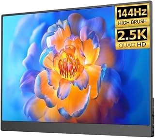 Compare Travel Monitor 17.3 Inch 144hz 2.5K IPS Laptop External Expansion Screen 100% SRGB 300nit Portable Monitor Screen Extender at KSA Price