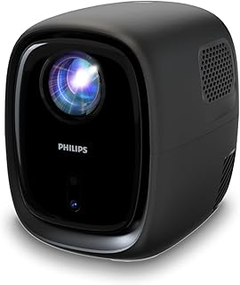Compare Philips, Neopix 130, Home Theater Projector, Advanced Image Correction, Full HD 720p, Advanced LED Light Source, WiFi Mirror Mode, Stereo Sound, Connected Operating System, Black at KSA Price