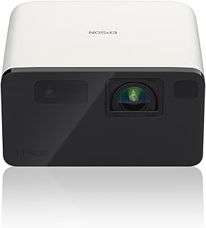 Compare Epson EF21 Mini Smart Laser Projector, Full HD, 1000 Lumens, 150 Inch Display with HDR, Google TV, Dolby Atmos Sound, Gaming & Home Cinema – Warm White at KSA Price