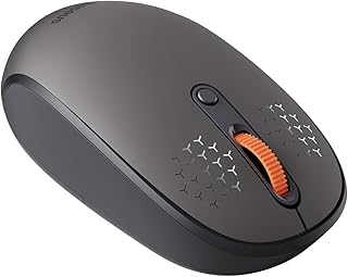 Compare Baseus Mouse TriMode Wireless Bluetooth for Laptop and Desktop PC A Simple Wireless Bluetooth Mouse for MacBook Pro Air Mac iPad Frosted Gray F01B at KSA Price