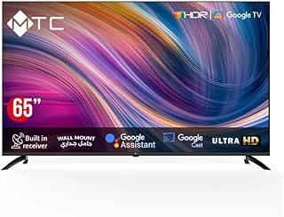 Compare MTC 65inch Smart TV, Ultra HD 4K, Google TV, Builtin Receiver MT65UH450GO at KSA Price