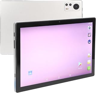 Compare Tablet 10.1 Inch, Ultra Slim Educational Tablet, 1200x1920 IPS Screen, 5G WIFI Dual Band Tablet for 11, Octa Core Processor, 6GB+256GB, Ultra Long Standby, Silvery at KSA Price