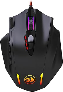 Redragon 12400 DPI Impact MMO Gaming Mouse with…