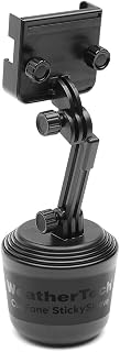 Compare WeatherTech CupFone Two View with Extension – Adjustable, Universal Cup Holder Cell Phone Mount Car & Truck Accessory – Best Design for iPhone & Smartphone Charging – Black Plastic Knobs at KSA Price