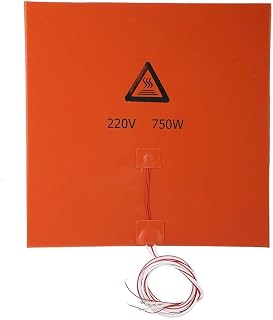 Compare 3D Printer Heated Mat, 3D Printer Accessories Heating Pad for Silicone Heated Bed, Stable and Transfer Uniform at KSA Price