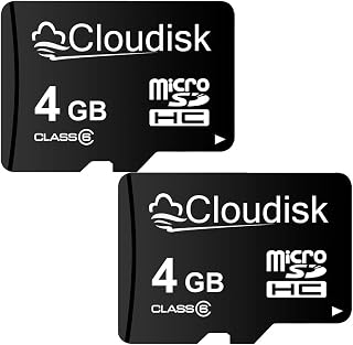 Pack of 2 Micro SD Card 4GB Flash Memory…