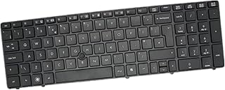 Compare Generic Laptop Keyboard for HP EliteBook 8560p Black UK English Layout at KSA Price