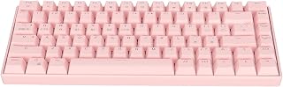 Compare Computer Keyboard, Mechanical Keyboard Pink Color RGB Backlight for Office at KSA Price