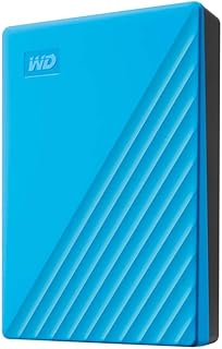 Compare Western Digital WD 5TB My Passport Portable External Hard Drive, Blue  with Automatic Backup, 256Bit AES Hardware Encryption & Software ProtectionWDBPKJ0050BBLWESN at KSA Price