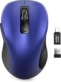 Trueque Wireless Mouse for Laptop, 2.4GHz Ergonomic…