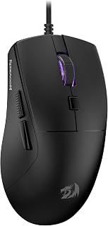 Compare Redragon M618 Wired Gaming Mouse 10000 DPI Optical Ergonomic with 6 Programmable Buttons 84G Ultralight Software Supports DIY Keybinds, Black at KSA Price