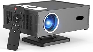 Compare 2025 Projector Full HD 1080P Supports 4K, Smart Projector 4K with WiFi 6 BT 5.0 and 360° Removable Stand, Mini Projector 4K Video Projector Home Cinema  Outdoor Projector for Mobile PhonePC at KSA Price