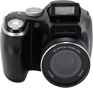 4K DSLR Camera, 12X Optical 6X Digital Zoom…
