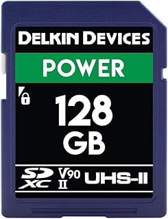 Delkin Devices Power 128GB SDXC UHS-II Memory Card…