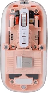 Transparent Computer Mouse, USB C Rechargeable…