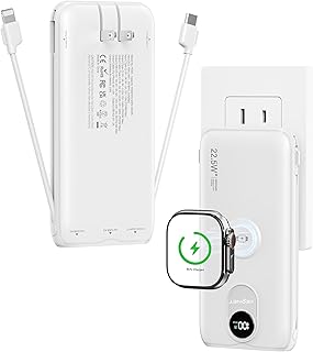 Portable Charger, 10000mAh Power Bank Built in…