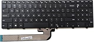 Compare Laptop NonBacklit Keyboard for Dell inspiron 15 17 5000 3541 3542 3543 3551 3552 3558 3593 3567 5542 5545 5547 5755 5551 5558 5552 5758 5759 5559 White Print at KSA Price
