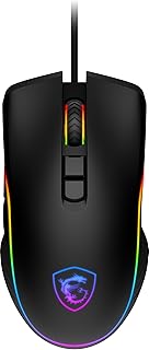 Compare MSI Forge GM300 Lightweight Gaming USB RGB Adjustable up to 7200 DPI Desktop Laptop Gaming Mouse,Black at KSA Price