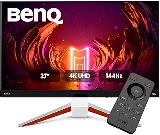Compare BenQ MOBIUZ EX2710U 4K Gaming Monitor 27 inch, IPS, 144 Hz, 1ms, HDR 600, HDMI 2.1, 48 Gbps full bandwidth, VRR compatible for PS5, remote control, White at KSA Price