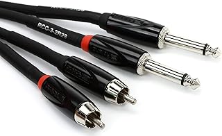 Compare Roland Black Series Interconnect Cable, Dual RCA to Dual 14Inch, 3Feet at KSA Price