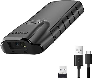 NETUM Bluetooth 2D Barcode Scanner, 3-in-1 Small…