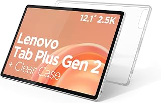 Compare Lenovo Tab Plus Gen22026  Tablet  JBL 9 Unit Speaker Sysytem  12.1" 2.5K IPS 120 Hz Touch Display  8GB Memory  256GB Storage  MediaTek Dimensity 7400  Clear Case Included  Celestial White at KSA Price