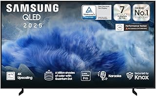 Compare Samsung 65 Inch QLED TV, Q8F, 4K, Q4 AI Processor, 100% Color Volume with Quantum Dot, AirSlim, Endless Free Content, Smart TV, QA65Q8FAAUXSA 2025  KSA Version at KSA Price