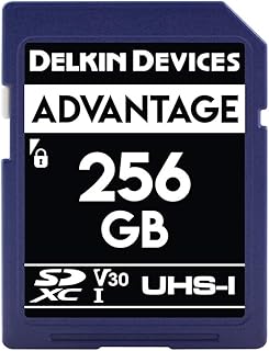 Compare Delkin Devices 256GB Advantage SDXC Memory Card UHSI U3V30  High Speed SD Card 256GB for Cameras | Memory Cards for Cameras with 4K UHD, Full HD, ShockWaterXRay Proof at KSA Price